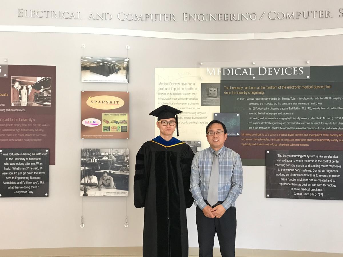Graduation of Dr. Wu